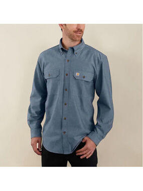 Carhartt Fort Loose Fit Chambray Denim Shirt Sz M NWT